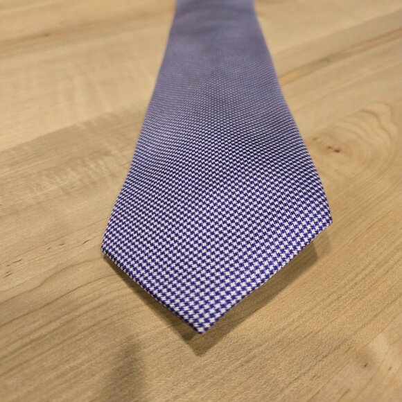 Vassi Couture 7-Fold Italian Silk Tie Purple โ One-of-a-Kind! - Picture 3 of 8